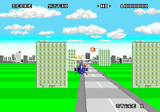 Скриншот игры Super Thunder Blade